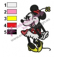 Minnie Mouse Cartoon Embroidery 20